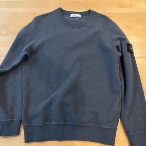 Stone Island Gray Crew neck sweater